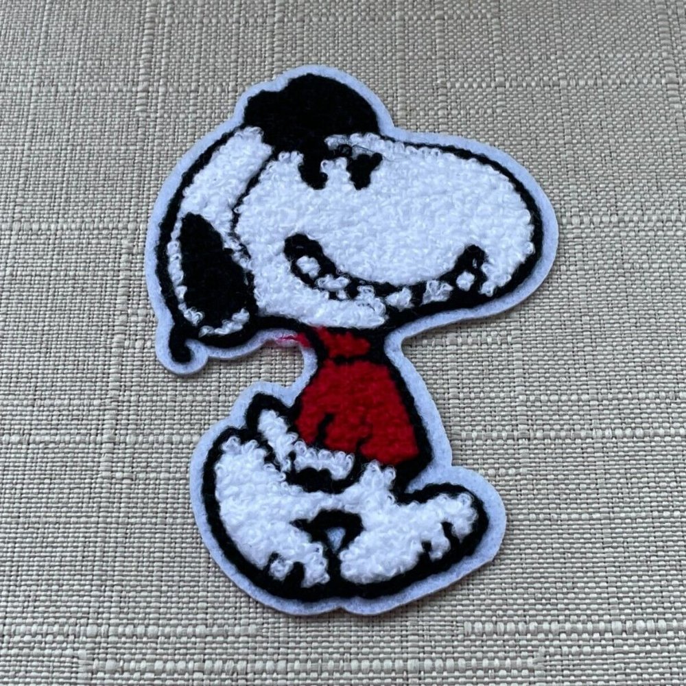Iron On Patches for Clothes Jacket Snoopy Multi color Embroidery Patches